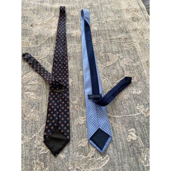 Set of 2 Designer Neckties (Tommy Hilfiger/Jos. A. Banks) 100 % Silk - Picture 4 of 6